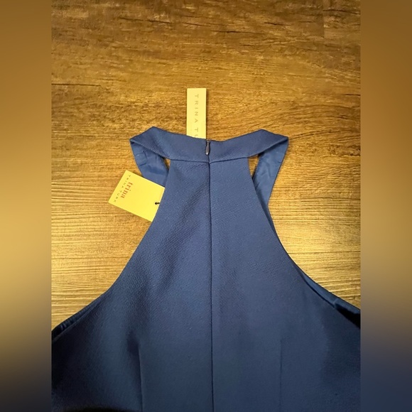 Trina Turk Honor Keyhole Halter Dress‎ $158 Punch Size 2 NWT Blue C14 - Picture 8 of 10
